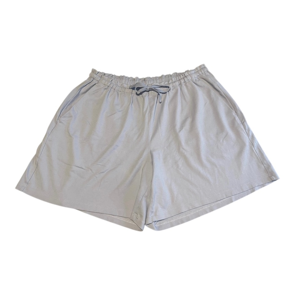 Eileen Fisher Mélange Organic Cotton Interlock Sleep Shorts Size Medium